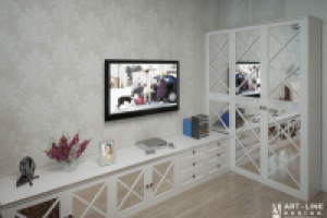 Двухкомнатная квартира в стиле Легкая классика