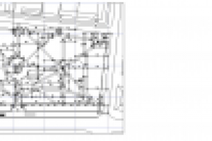 Разбивочный план сквера