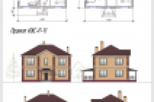 Готовый проект коттеджа