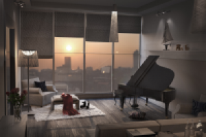 Интерьер гостиной