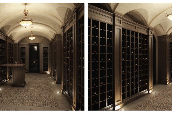 Винный погреб. Загородный дом.