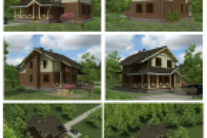 Проект дома из бруса