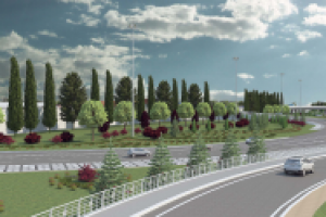 Транспортная развязка "Баскет Холл" г. Краснодар