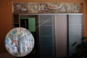 Объемная декоративная композиция. Стиль "шебби шик"