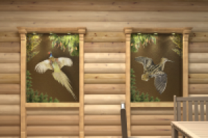 Дом рыбака и охотника. Фрагмент интерьера.