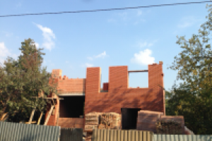 Коттедж на 8 просеке г. Самара, процесс строительства