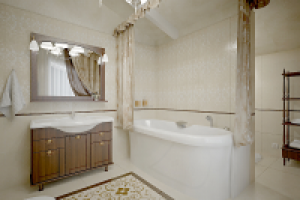 ванная в классическом стиле