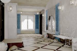 холл в стиле прованс