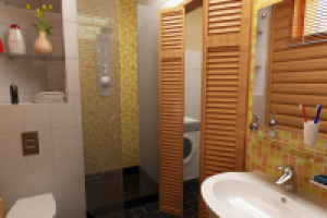 Сан. узел в цоколе.