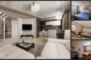 Визуализация помещений в современном стиле