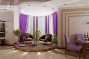 Гостиная фуксия