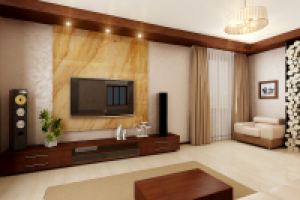 Визуализация гостиной