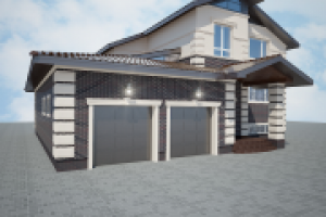 Визуализация коттеджа