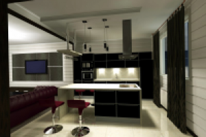 Кухня в жилом доме