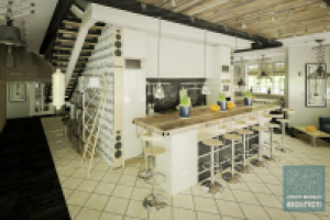 интерьер кухни коворкинг-центра