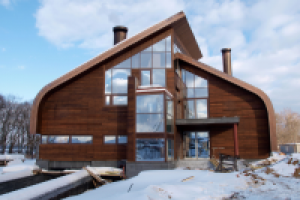 "Дом-парус" - вилла в Подмосковье