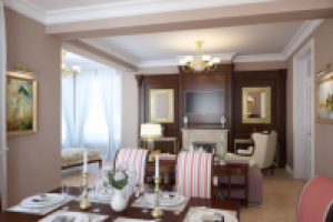 Классический интерьер в подмосковье