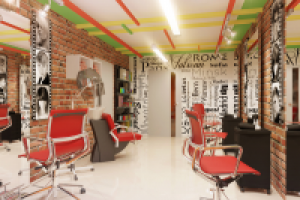 Салон красоты, парикмахерский зал, вид - 3