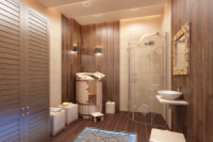 Дизайн помещения с фитобочкой, вид - 1