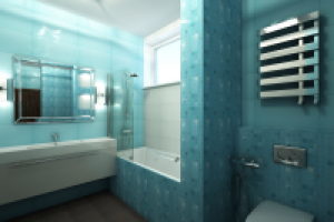 Дизайн интерьера гостевой ванной комнаты