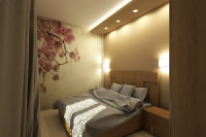 Дизайн интерьера спальни в 3-х комнатной квартире