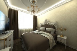 Дизайн интерьера спальни п. Коммунарка