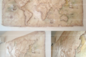 Барельф усиленный росписью