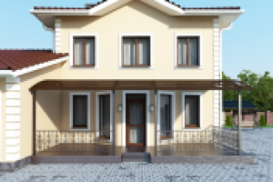 Визуализация кованого навеса