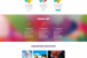 Дизайн сайта по организации детских праздников