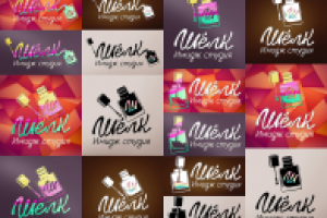 Логотип для сети имидж студий Щёлк