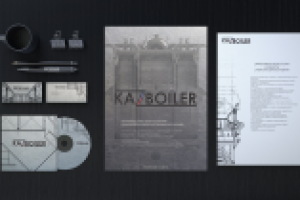Фирменный стиль для компании "KazBoiler" Вариант 1
