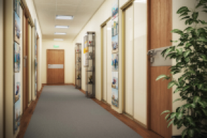 Коридор для офисного здания