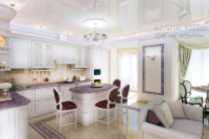 Классический таунхаус в Голосеево. Столовая