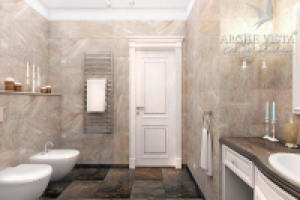 Классический таунхаус в Голосеево. Ванная комната