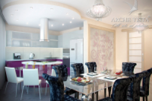 Пентхаус в Шевченковском районе. Кухня