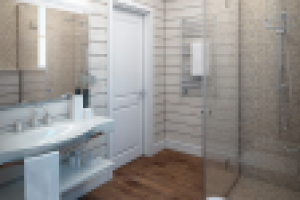 Интерьер гостевого дома. Ванная комната