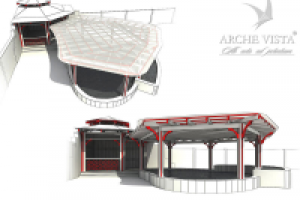 Малая архитектурная форма. Японская беседка
