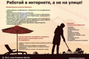 Фриланс плакат