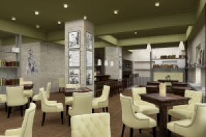 Визуализация литературного кафе "Тургенев"