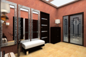 Дизайн-проект прихожей в загородном доме