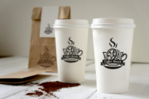 Логотип для кофейни на колесах Coffee Break