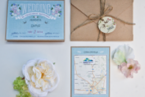 Приглашение в стиле Рустик