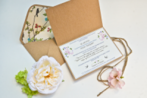 Приглашение в стиле Рустик