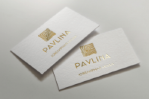 Визитка руководителя магазина ювелирных украшений PAVLINA