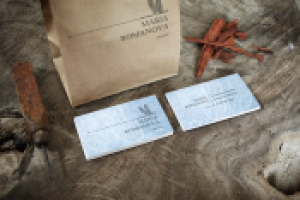 Визитка для стилиста-визажиста