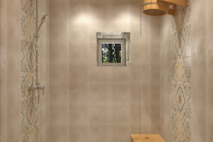 1 этаж бани - душевая