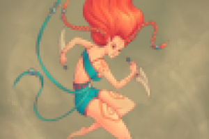 Концепт разбойницы