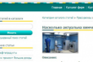 Статья о химчистке