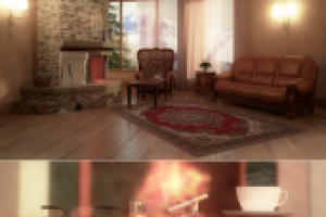 Интерьер в стиле Шале