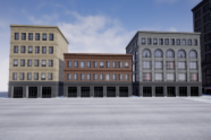 Здания для VR проекта на UE4